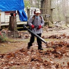 Work at the camp